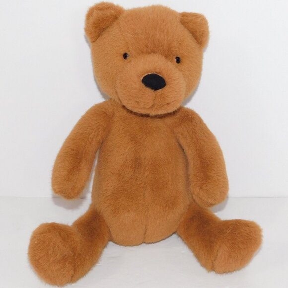 Jellycat Maple Bear 11" plush stuffed Lovey Retired Brown Teddy - Picture 1 of 6